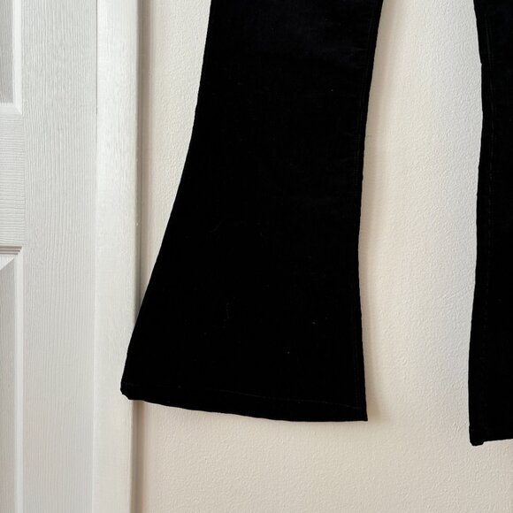 Theory Shisila Reactive Flare Cords in Black - Picture 6 of 9